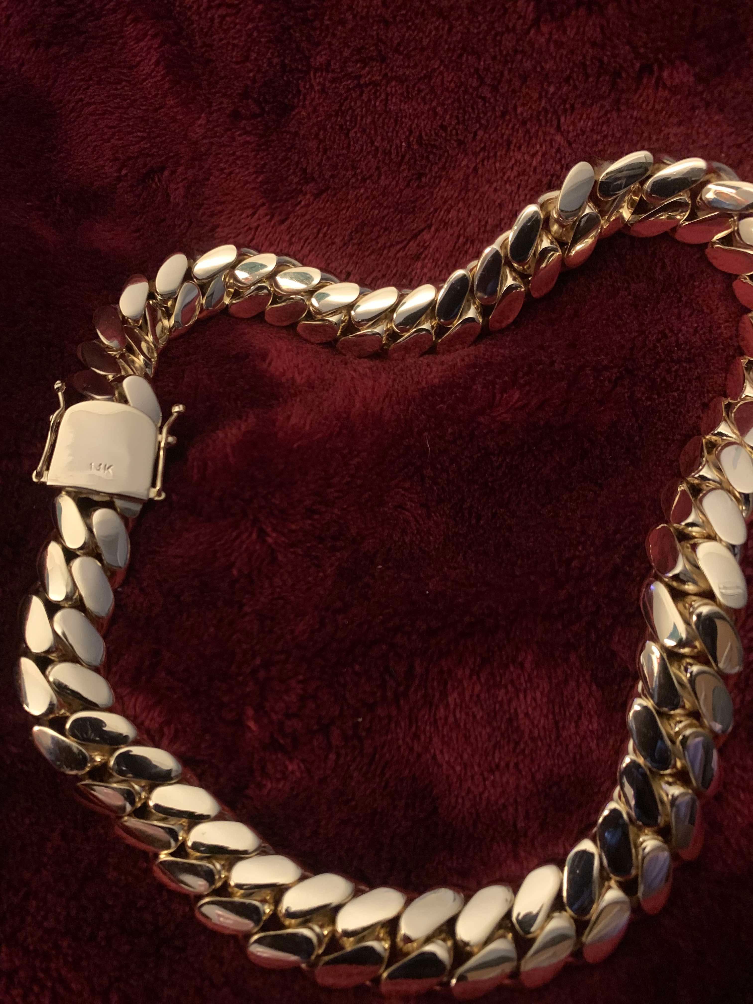 Wholesale Choker 18k Gold Custom Gold Cuban Link Chain 24k Gold Cuban Miami Chain 20mm Miami Cuban Chain Necklace
