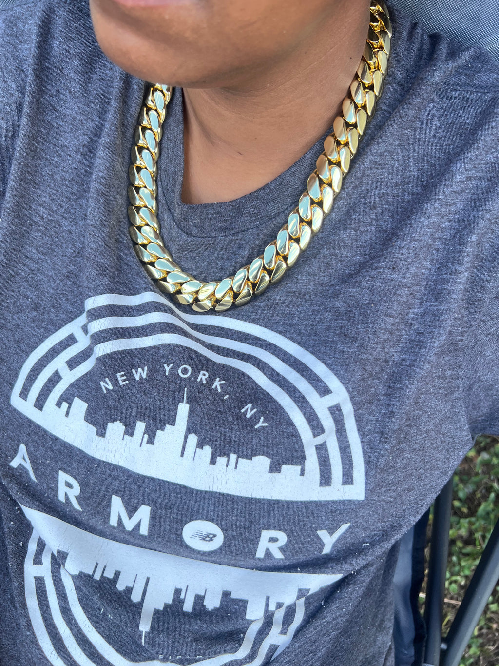 Wholesale Choker 18k Gold Custom Gold Cuban Link Chain 24k Gold Cuban Miami Chain 20mm Miami Cuban Chain Necklace